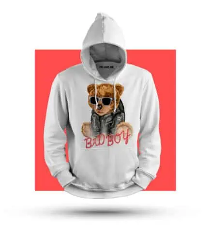 Bad boy macko-Mikina-Potlacmikiny-Mikina s vlastnou potlacou-Mikina s navrhom-Prank.sk