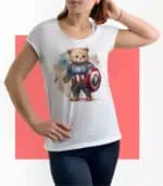 Dámske tricko captain america macko-tricko a mikina pre damy captain america-prank.sk