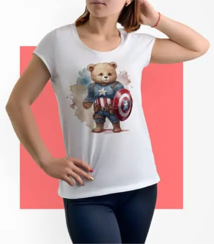 Dámske tricko captain america macko-tricko a mikina pre damy captain america-prank.sk