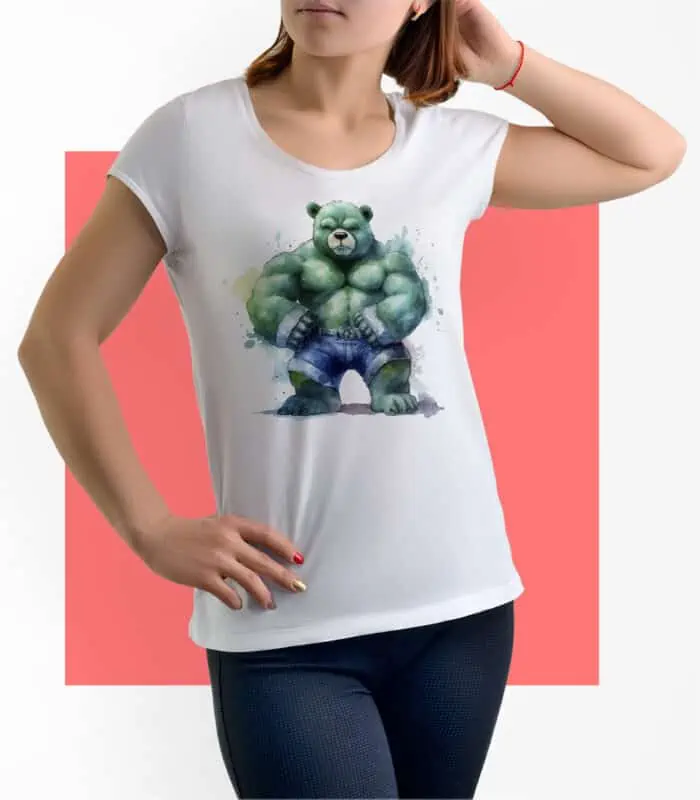 Hulk mackova edicia mikiny a tricka pre damy-damska mikina alebo tricko-Mikina alebo tricko s potlacou-Prank.sk