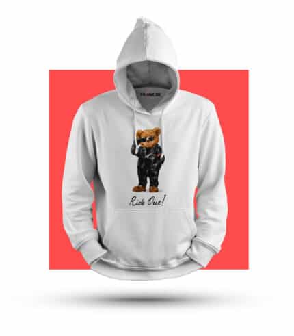 Macko motorkar-Mikina-Potlacmikiny-Mikina s vlastnou potlacou-Mikina s navrhom-Prank.sk