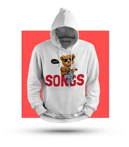 Macko romantik-Mikina-Potlacmikiny-Mikina s vlastnou potlacou-Mikina s navrhom-Prank.sk