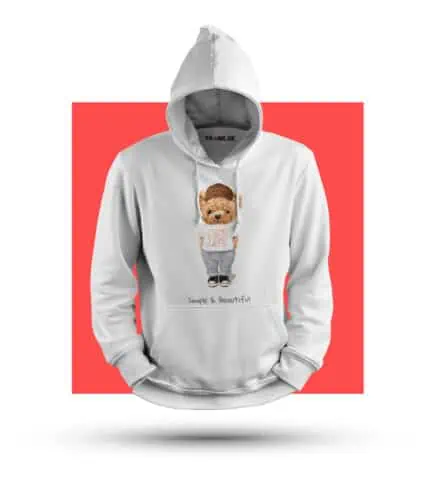 Macko stastnyt-Mikina-Potlacmikiny-Mikina s vlastnou potlacou-Mikina s navrhom-Prank.sk