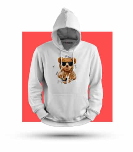 Macko v dazdi-Mikina-Potlacmikiny-Mikina s vlastnou potlacou-Mikina s navrhom-Prank.sk