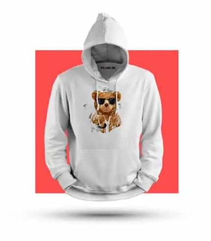 Macko v dazdi-Mikina-Potlacmikiny-Mikina s vlastnou potlacou-Mikina s navrhom-Prank.sk