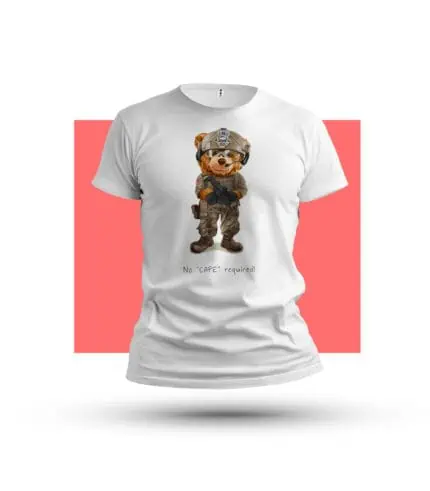 Macko vojak-Tricko-Potlac triciek-Tricko s vlastnou potlacou-Tricko s navrhom-Prank.sk