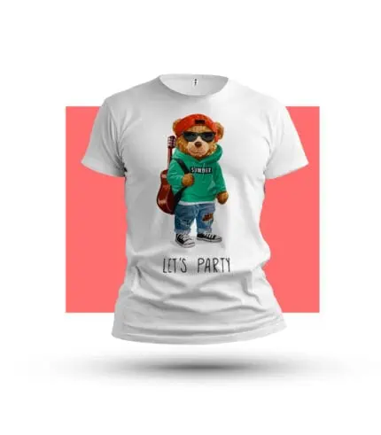 Macko z gitarou-Tricko-Potlac triciek-Tricko s vlastnou potlacou-Tricko s navrhom-Prank.sk