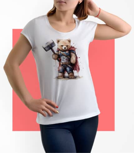 Thor mackova edicia mikiny a tricka pre damy-damska mikina alebo tricko-Mikina alebo tricko s potlacou-Prank.sk