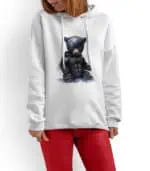 damska mikina black panther-damska mikina s potlacou-prank.sk